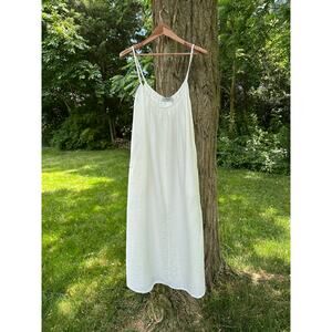 Rachel Comey White Italian Foam Jacquard Cotton Blend Times Tent Dress Size XS/S
